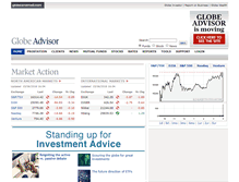 Tablet Screenshot of globeadvisor.com